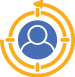 person arrow